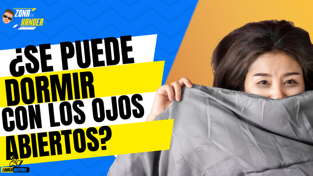 dormir con los ojos abiertos es malo